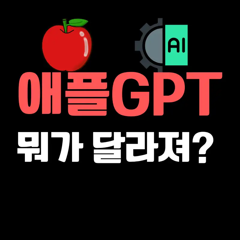 애플GPT가 출시되면 기존 애플 서비스과 AI의 결합을 통해 어떤 영향을 줄지에 대한 내용임을 암시